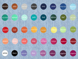 Faded Denim - Organic Cotton/Spandex Euro Knit Jersey