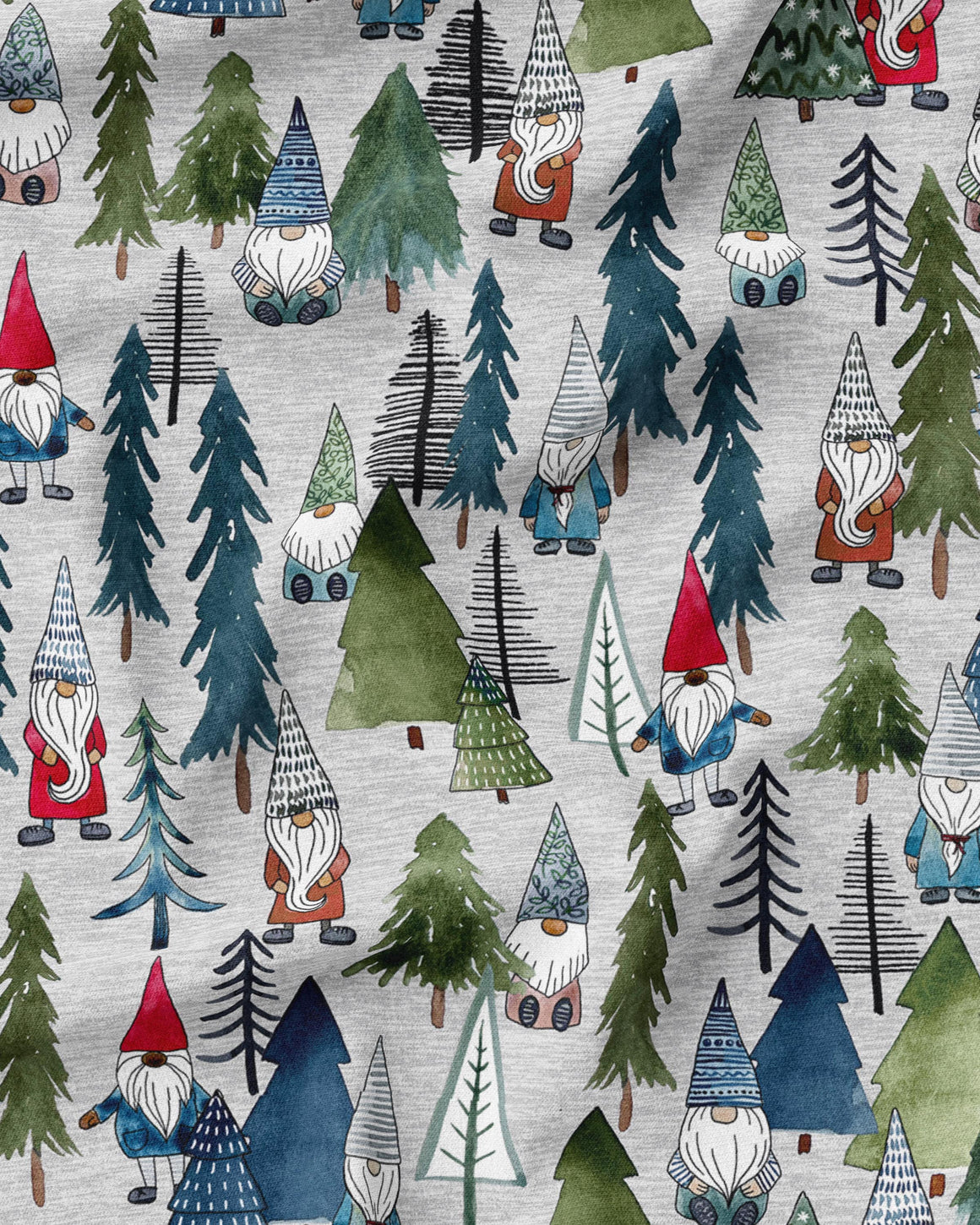 Wolf And Rabbit Fabric