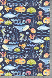 Happy Ocean - Organic Cotton/Spandex Euro Knit Jersey