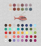 PANEL - Helicopter - Organic Cotton/Spandex Euro Knit Jersey