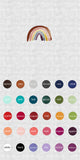 PANEL - Jewel Rainbow - Organic Cotton/Spandex Euro Knit Jersey
