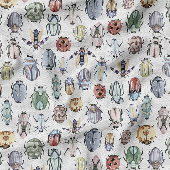 Muted Beetles - Organic Cotton/Spandex Euro Knit Jersey