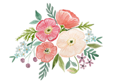 POPPY BOUQUET ARTWORK - DIGITAL DESIGN FILES