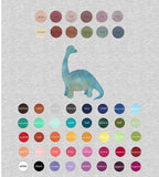 PANEL - Apatosaurus - Organic Cotton/Spandex Euro Knit Jersey