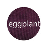 EGGPLANT - Organic Cotton/Spandex Euro Knit Jersey