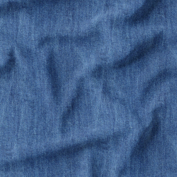 Dark Washed Denim - Organic Cotton/Spandex Euro Knit Jersey