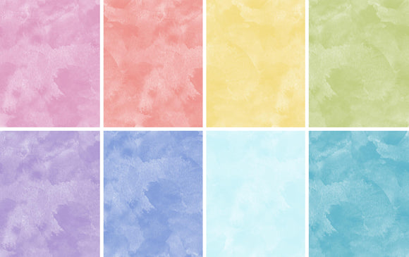 SUMMER COLORS WATERCOLOR BACKGROUND COLLECTION - DIGITAL DESIGN FILES